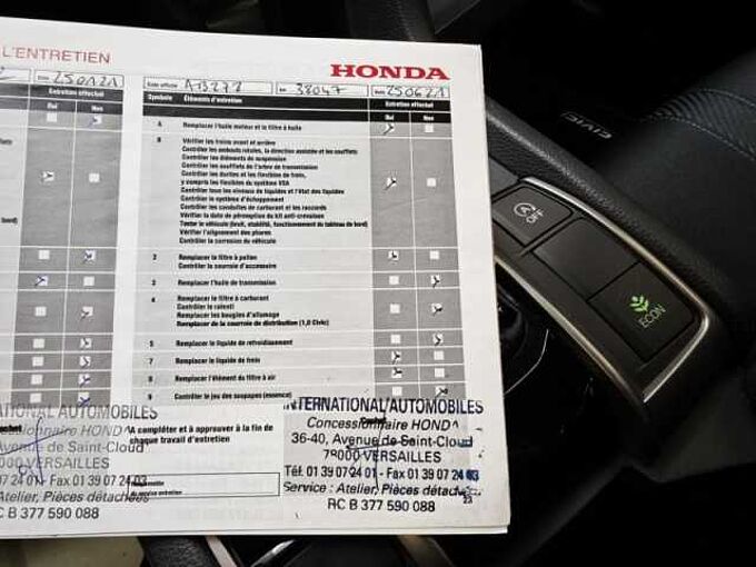 Honda  Civic 1.0 i-VTEC 129ch Executive CVT 5p